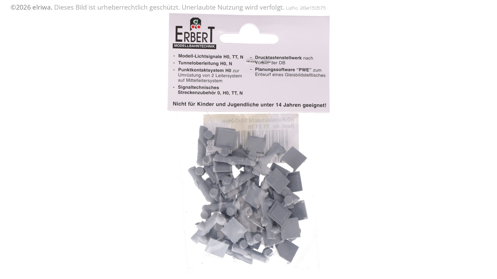 Kabelschacht 10x10mm, DB-DR, Bausatz, 20 Stück