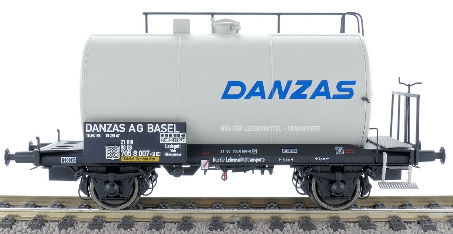 Exact-Train EX20681 - Kesselwagen Uerdingen, DB, Ep.IV 'DANZAS AG BASEL'