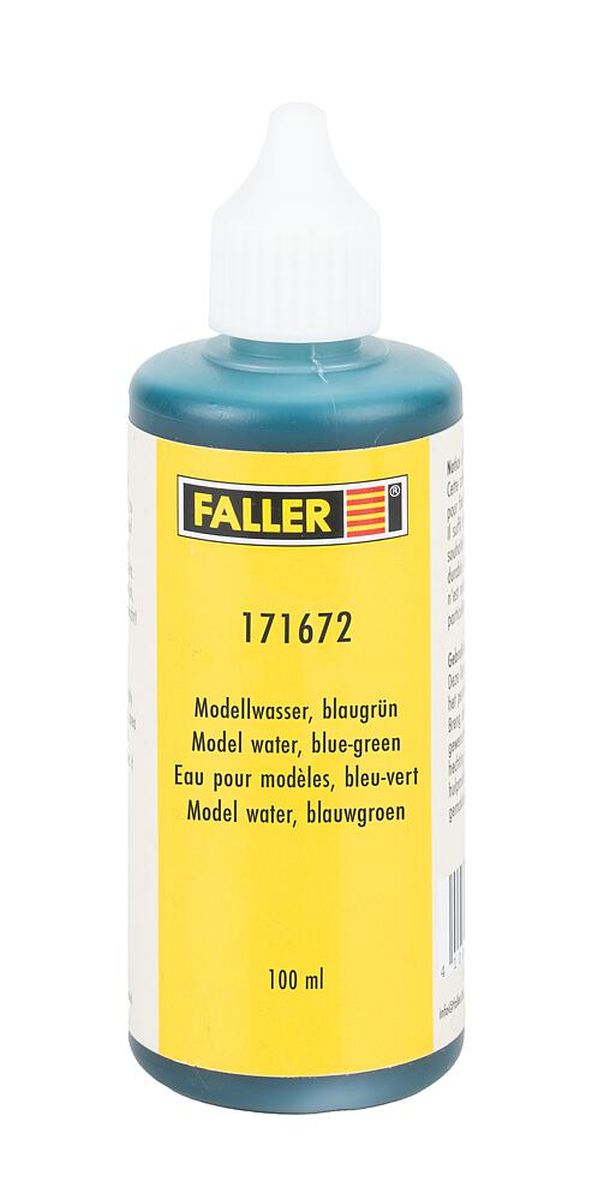 Faller 171672 - Modellwasser, blaugrün, 100 ml
