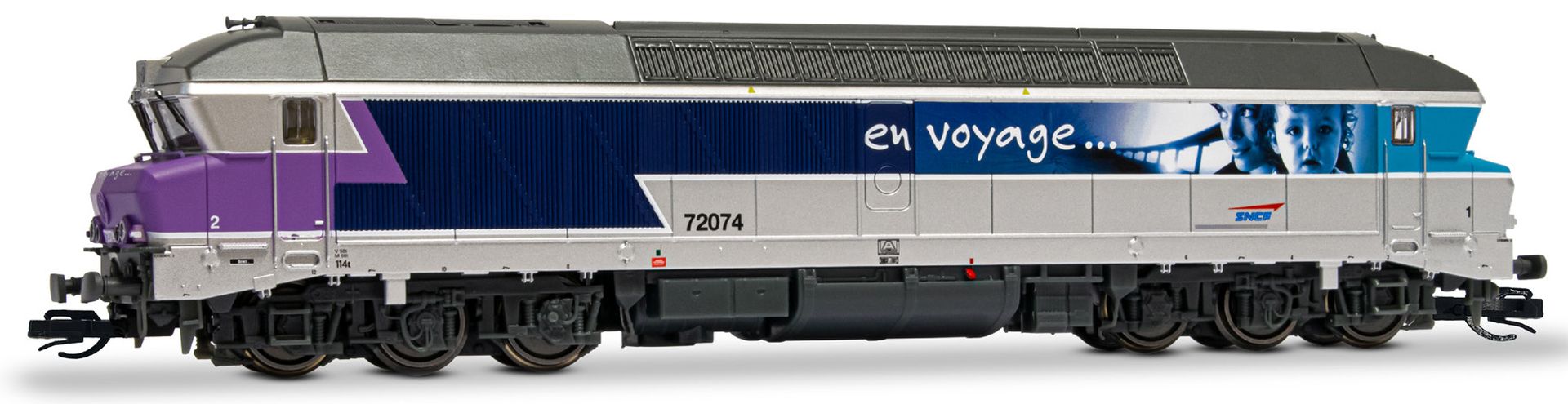 Arnold HN9087 - Diesellok CC 72074 'En voyage', SNCF, Ep.V