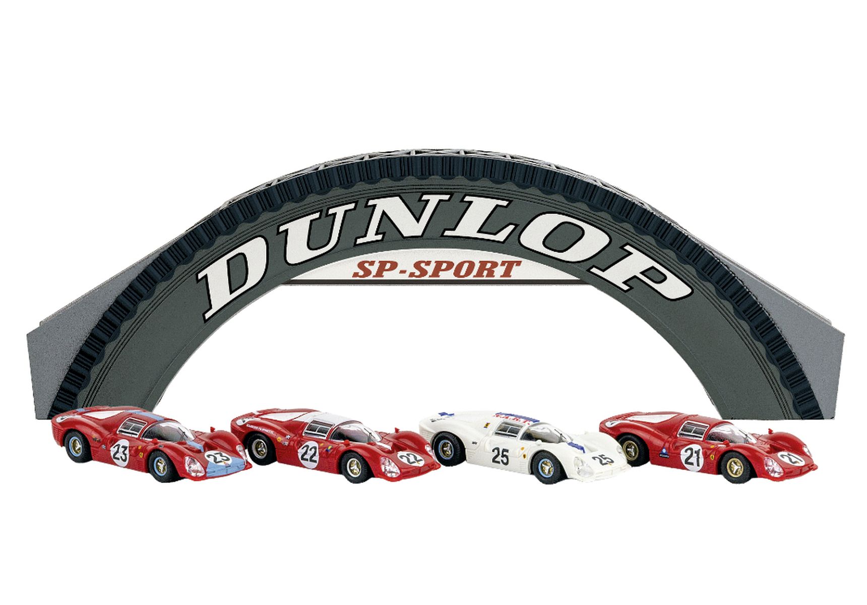Brekina 90504 - LeMans-Set 1967 mit 4 Ferrari 330 P3/412