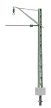 Sommerfeldt 114 - 5 Gitter-Streckenmasten, DR, lackiert