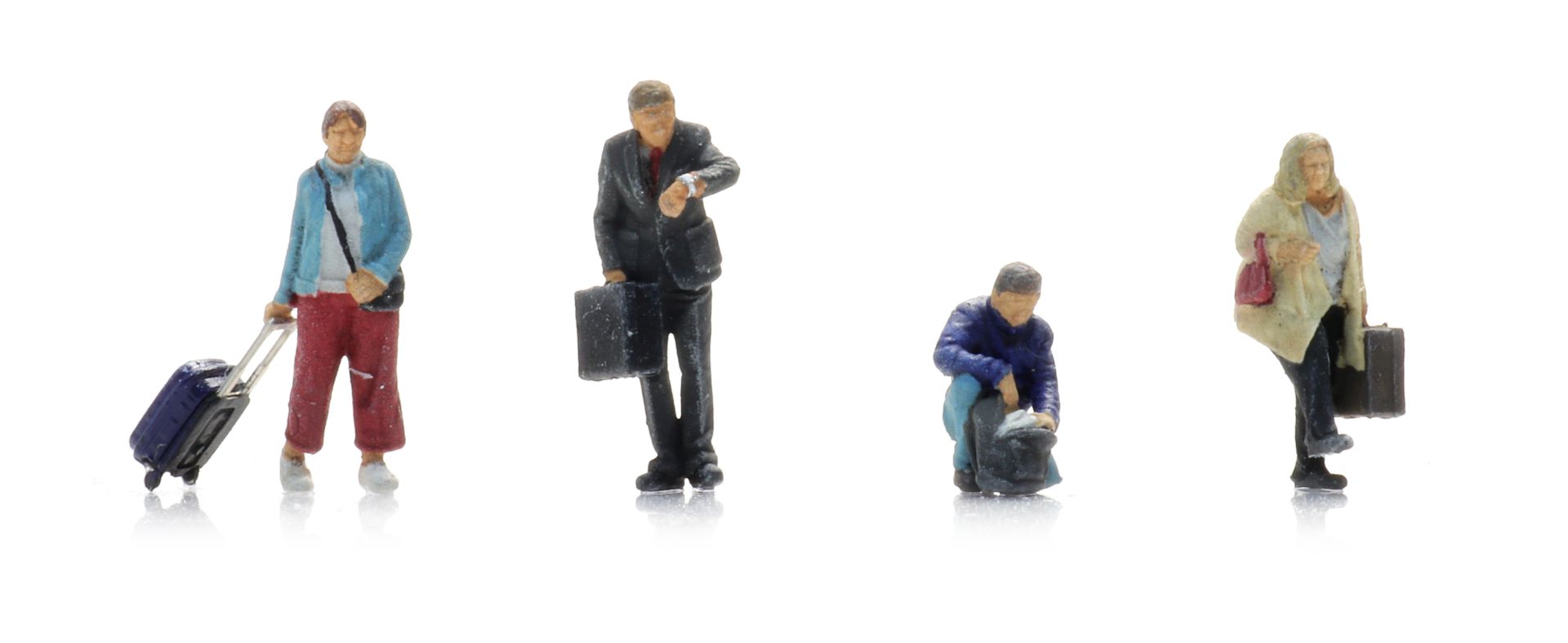 Artitec 5120014 - Reisende am Bahnsteig, 4 Figuren Artitec 5120014 - Reisende am Bahnsteig, 4 Figuren
