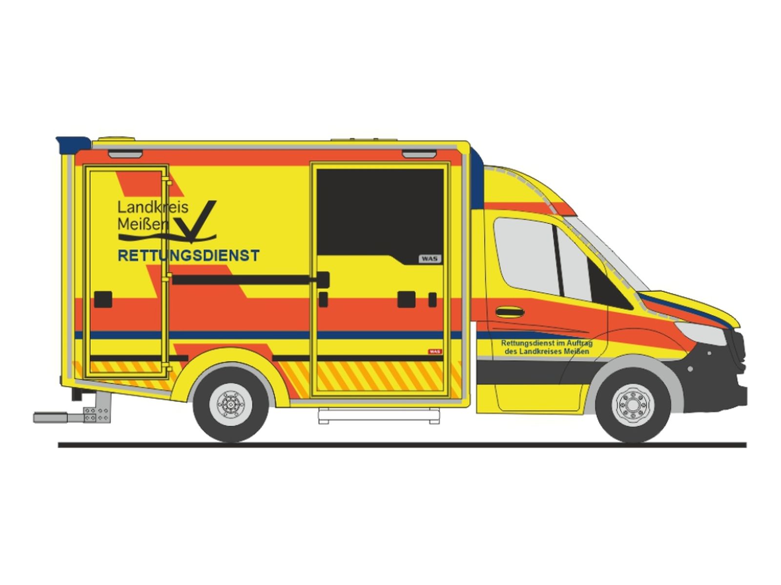 Rietze 76089 - WAS Design-RTW ´18 Rettungsdienst Landkreis Meißen