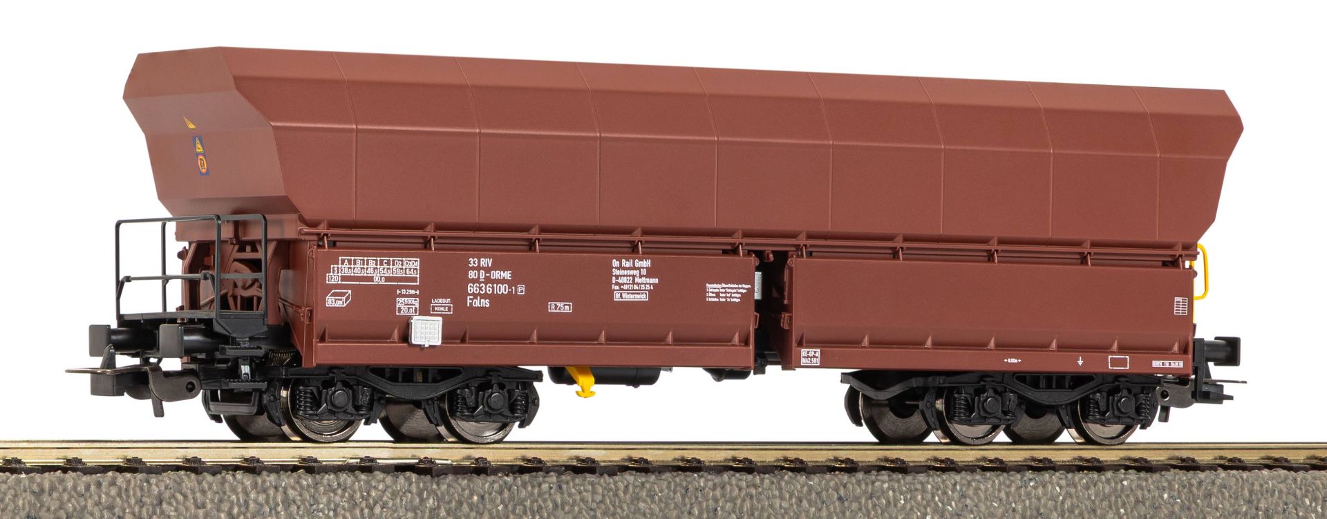 Piko 24568 - Schüttgutwagen Falns, On Rail, Ep.VI