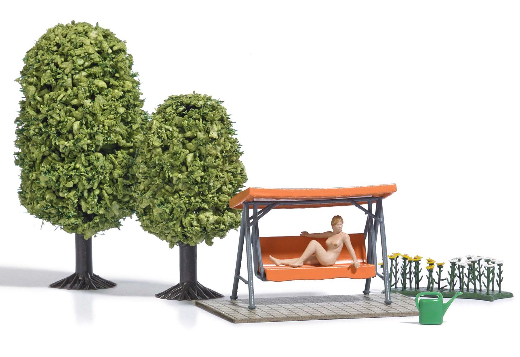 Busch 79827 - Action Set: Gartenschaukel Anke
