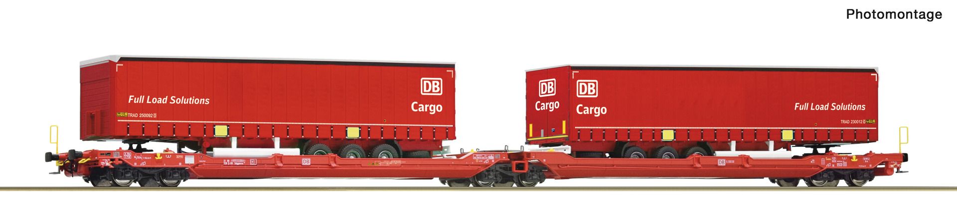 Roco 6600168 - Doppeltaschenwagen T3000e, DB-Cargo, Ep.VI