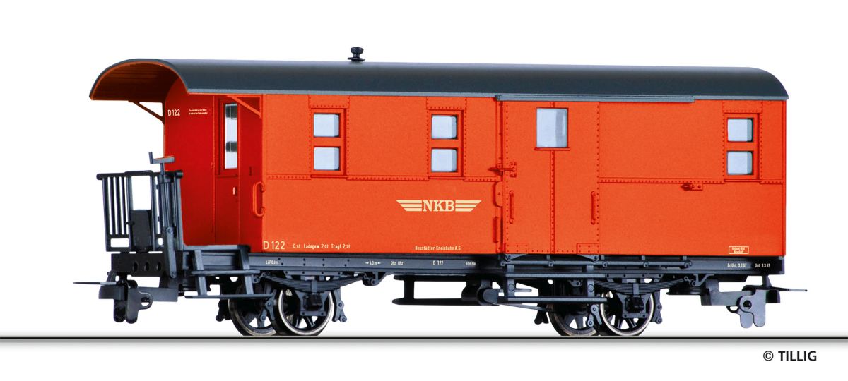 Tillig 13955 - Packwagen KPw, Neustädter Kreisbahn, Ep.III