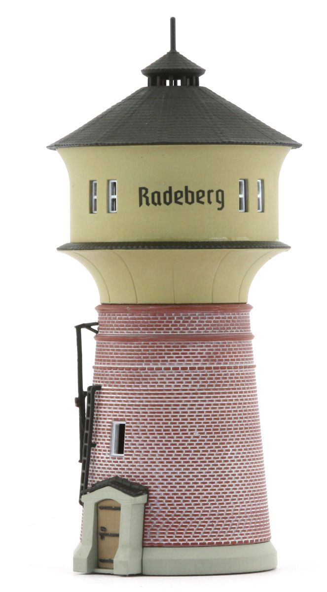 Radestra 214521 - Wasserturm 'Radeberg', Höhe 165 mm, coloriertes Fertigmodell