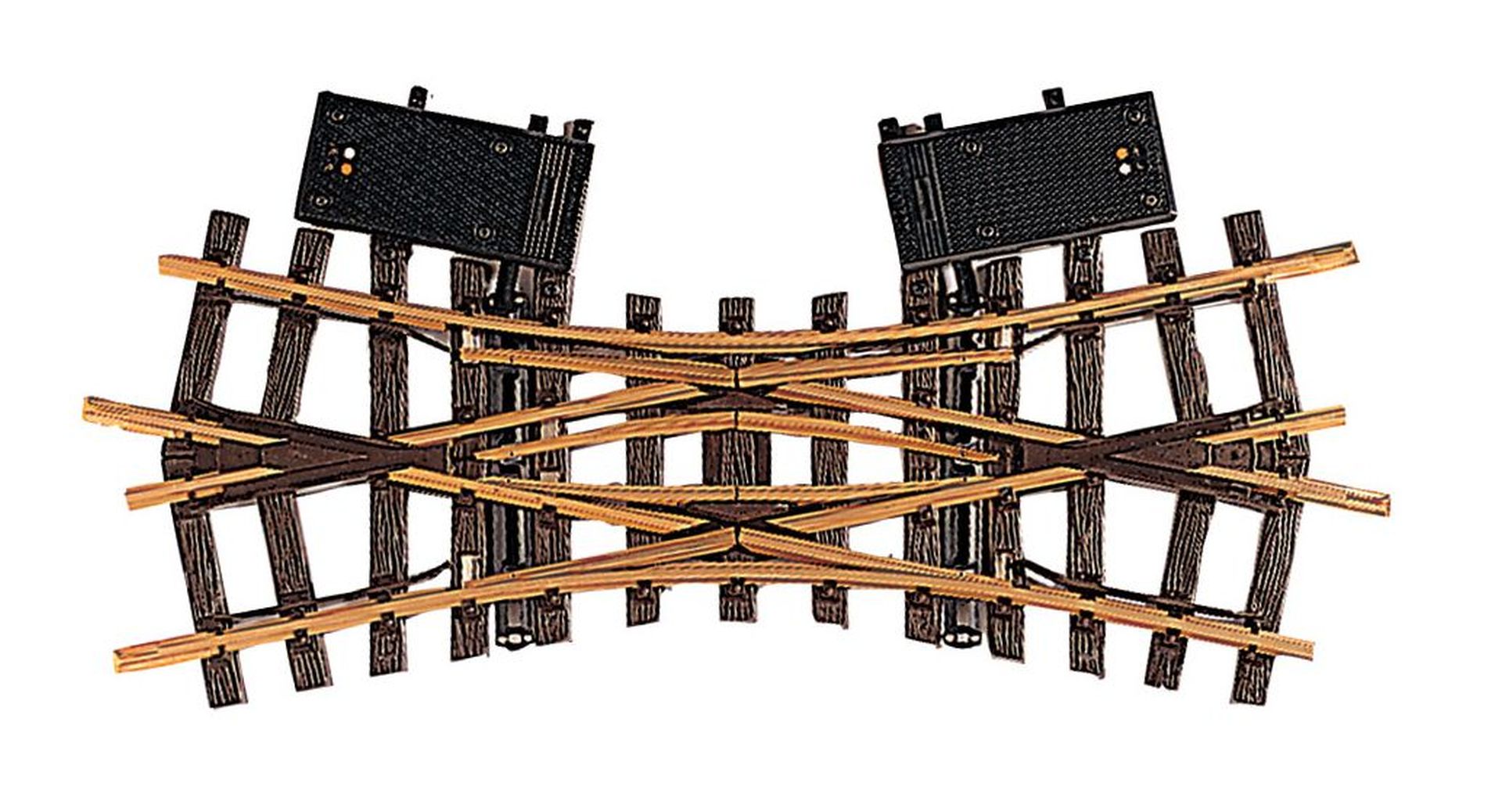 LGB 12260 - Elektr. Doppelkreuzungsweiche, R1, 22,5'