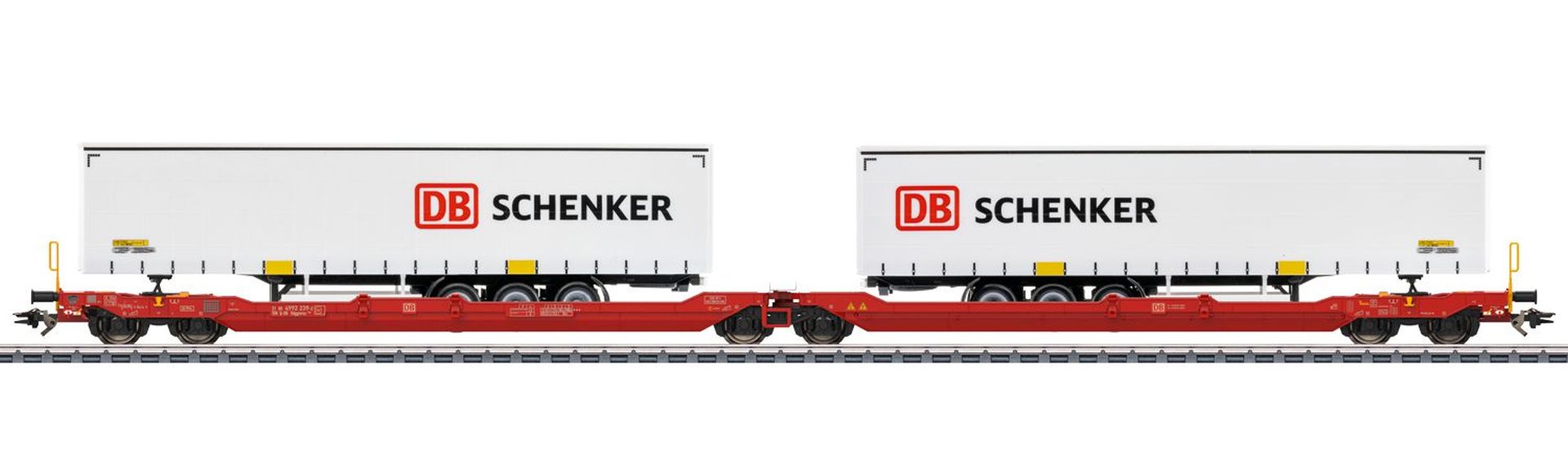 Märklin 47470 - Doppel-Taschenwagen Sdggmrss 738, DBAG, Ep.VI 'DB-Schenker' Märklin 47470 - Doppel-Taschenwagen Sdggmrss 738, DBAG, Ep.VI 'DB-Schenker'