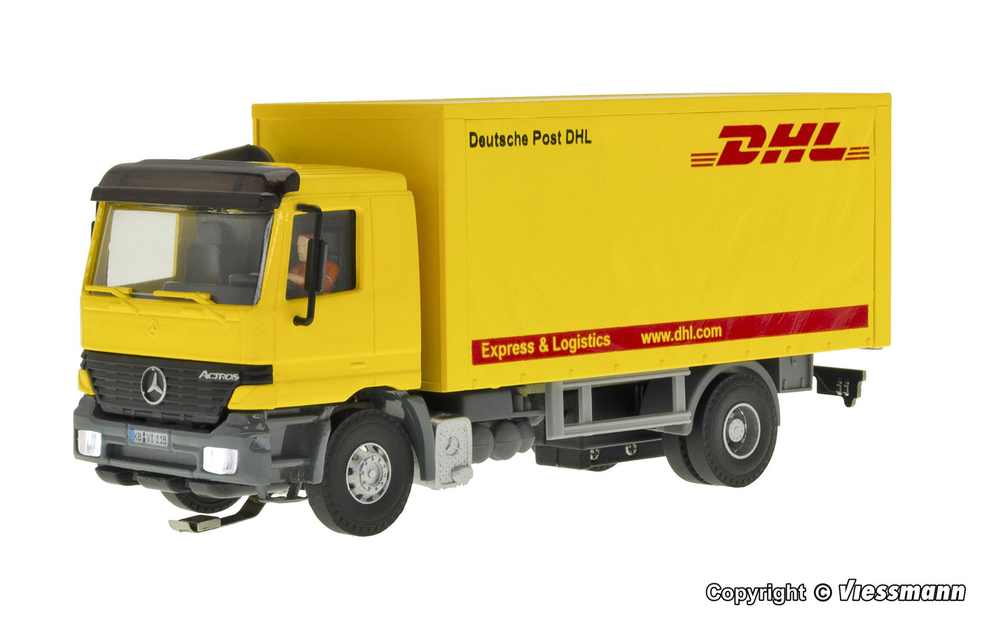 Viessmann 8118 - CarMotion MB ACTROS 2-achs Kofferaufbau, DHL