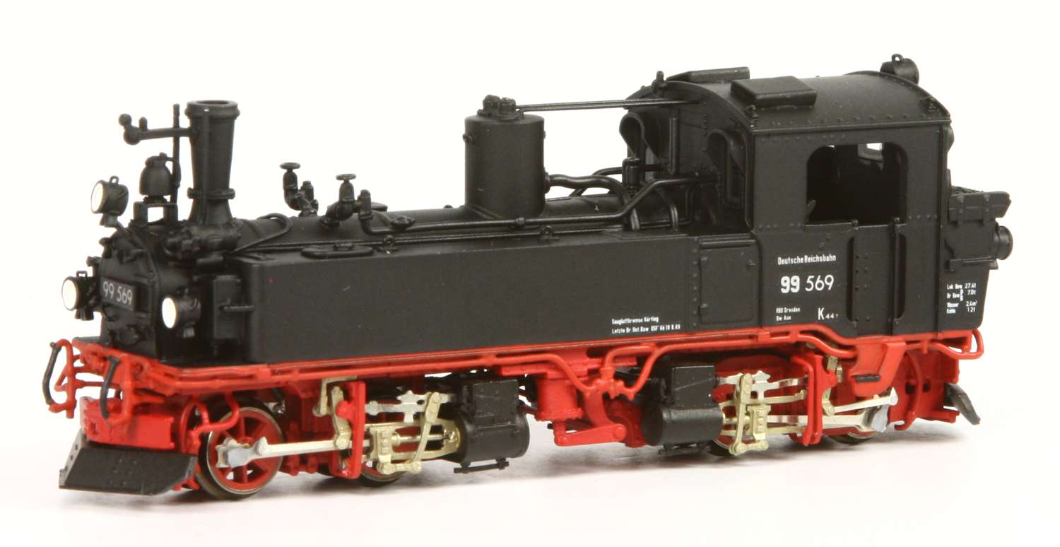 Bemo 1016849 - Dampflok BR99 569, DR, Ep.III