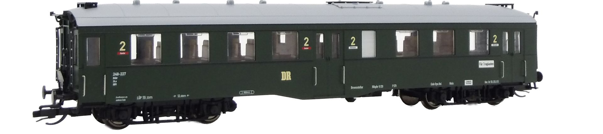 Saxonia 120006-2 - Personenwagen Bauart 'Altenberg', 2. Klasse, DR, Ep.III