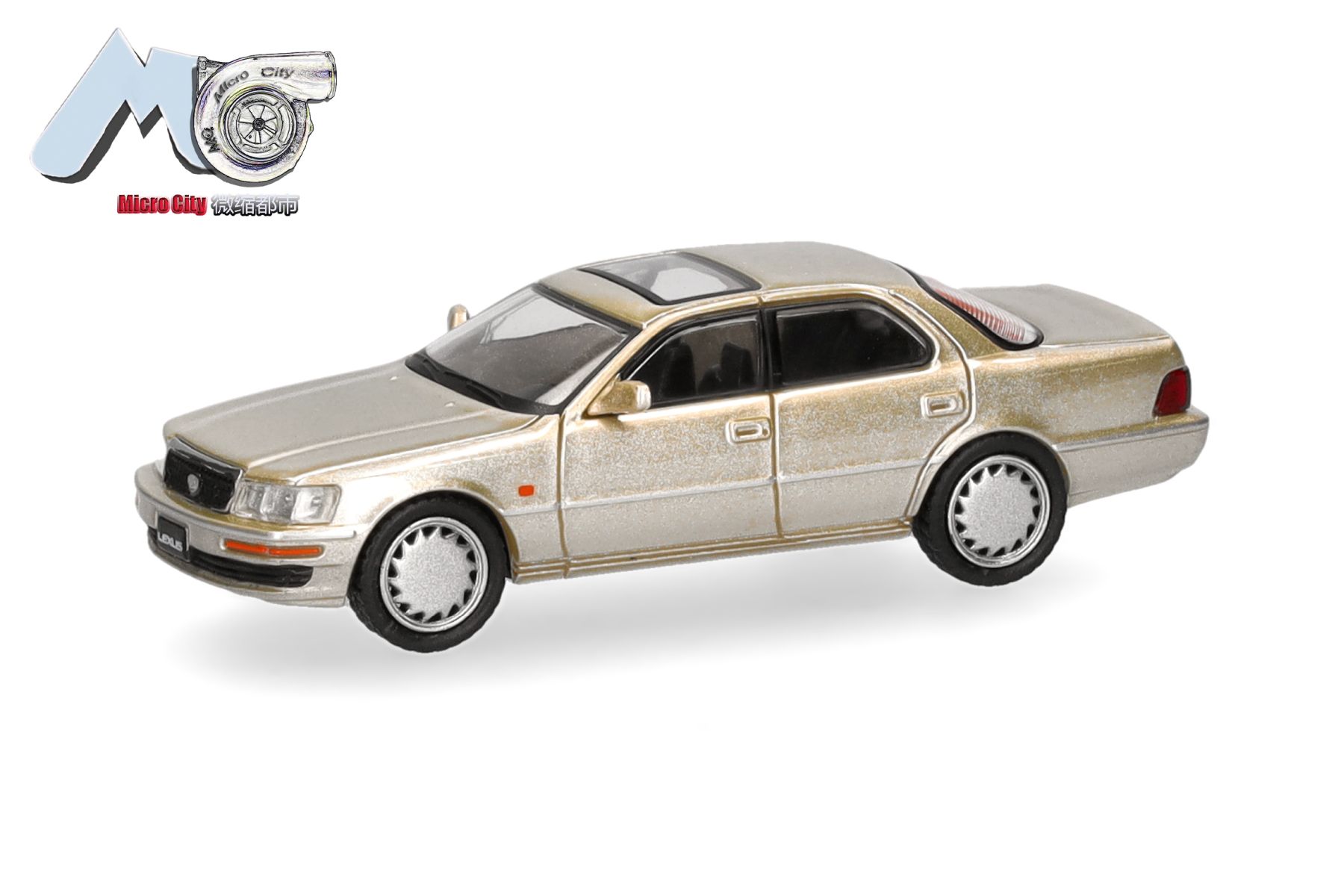 Herpa 87MC000135 - MicroCity: Lexus LS 400, gold