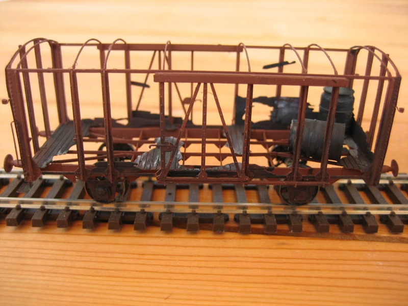 Voigtländer 2000065-FM - Güterwagen 'Stettin', abgebrannt