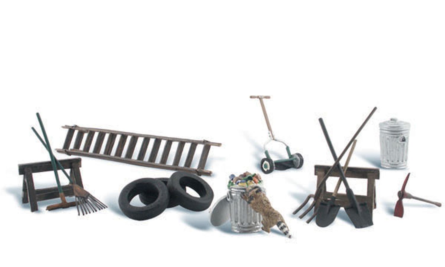 Woodland WA1928 - Fundgrube Garage, verschiedene Werkzeuge usw