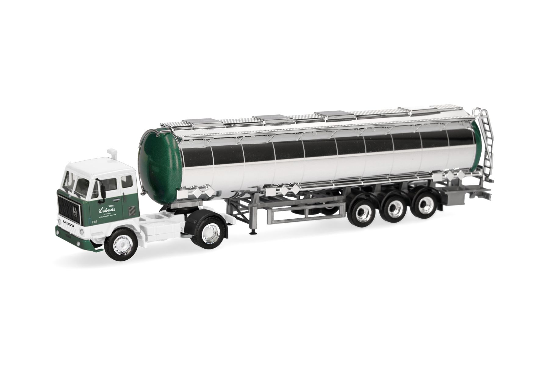 Herpa 321648 - Volvo F89 Chromtank-Sattelzug "Kralowetz", Österreich