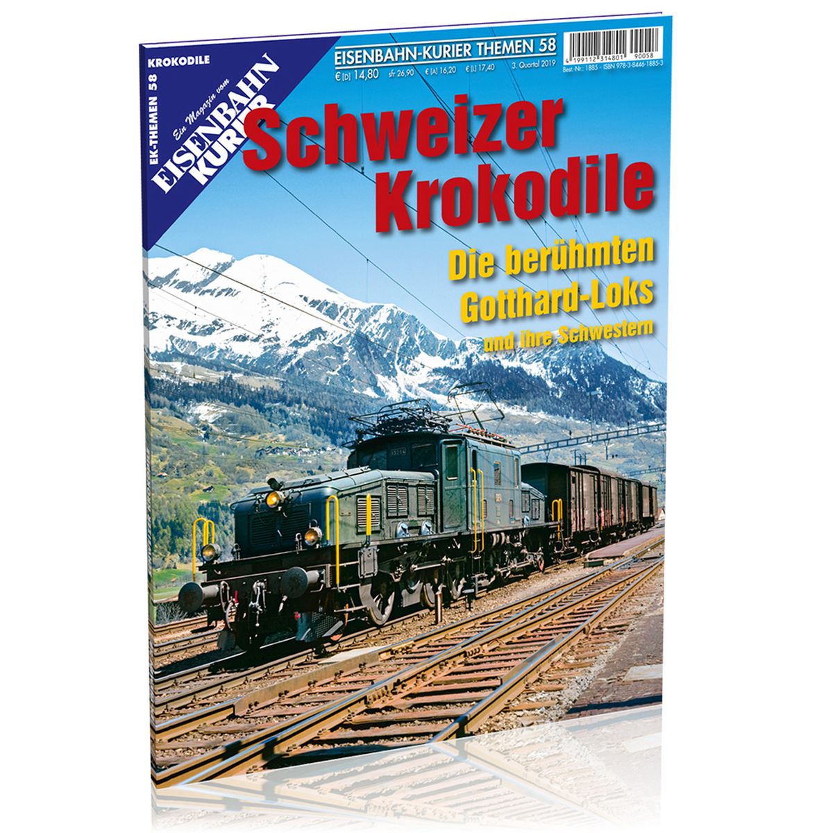 EK-Verlag 1885 - Zeitschrift - Eisenbahn Kurier - Schweizer Krokodile