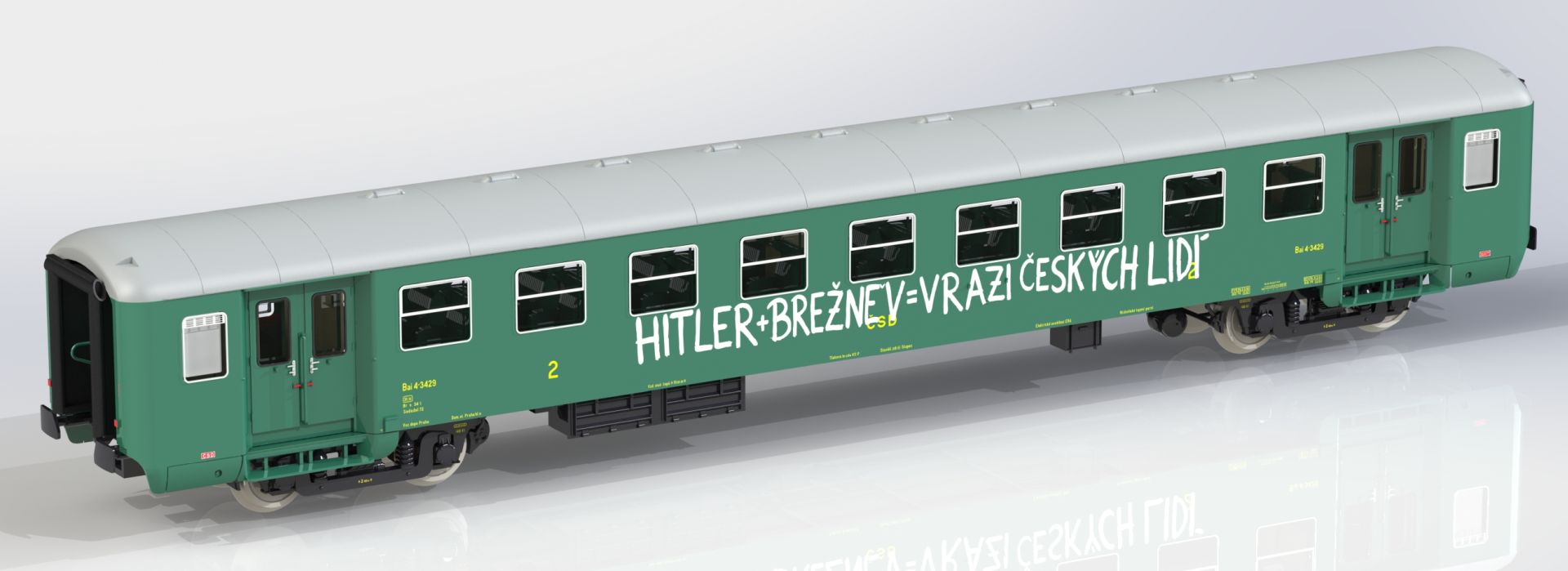 igra 97000035 - Personenwagen Bai 8 dv 1968, CSD, Ep.III