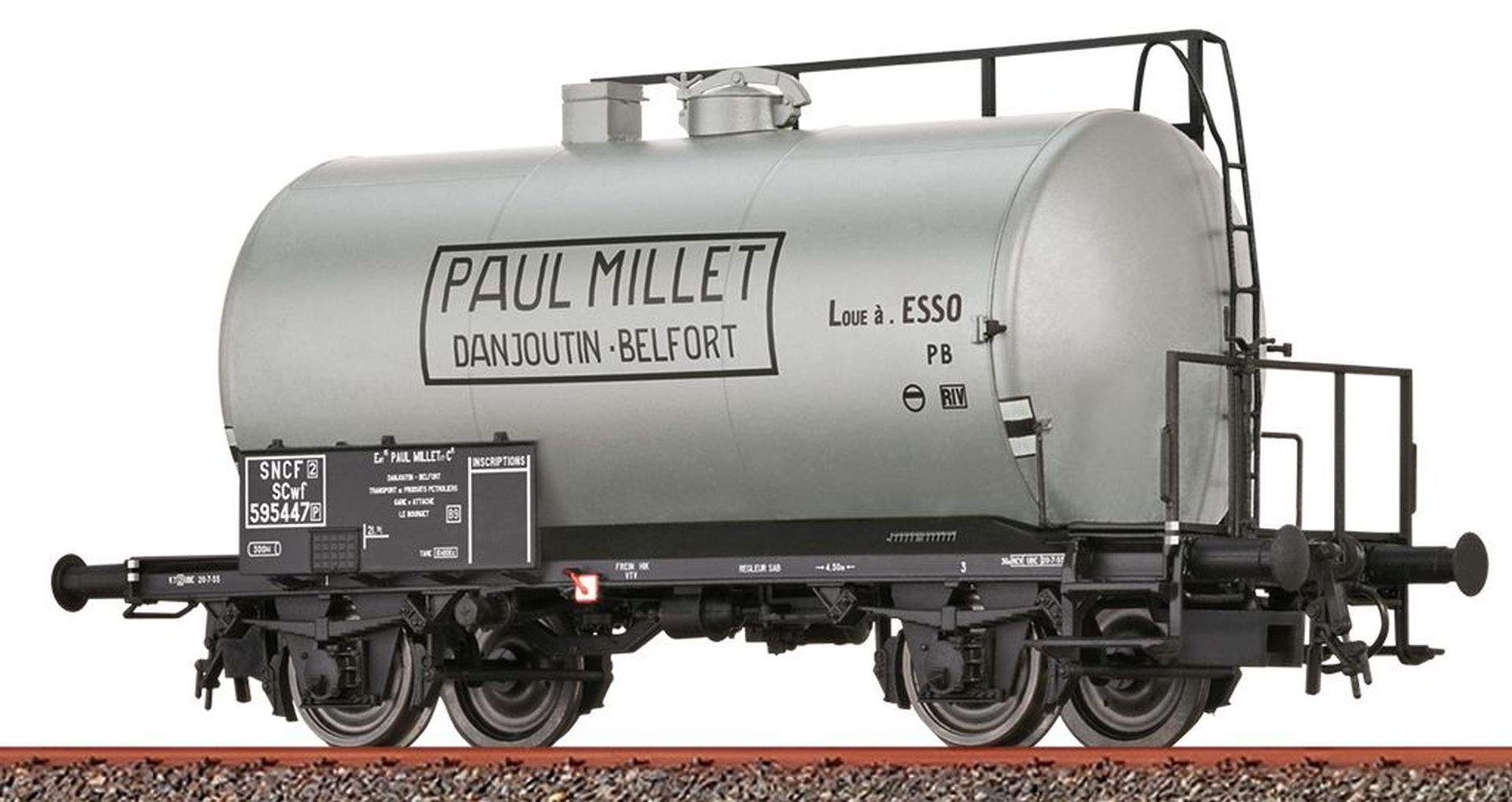 Brawa 50054 - Kesselwagen SCwf 'Uerdingen', SNCF, Ep.III 'Paul Millet'