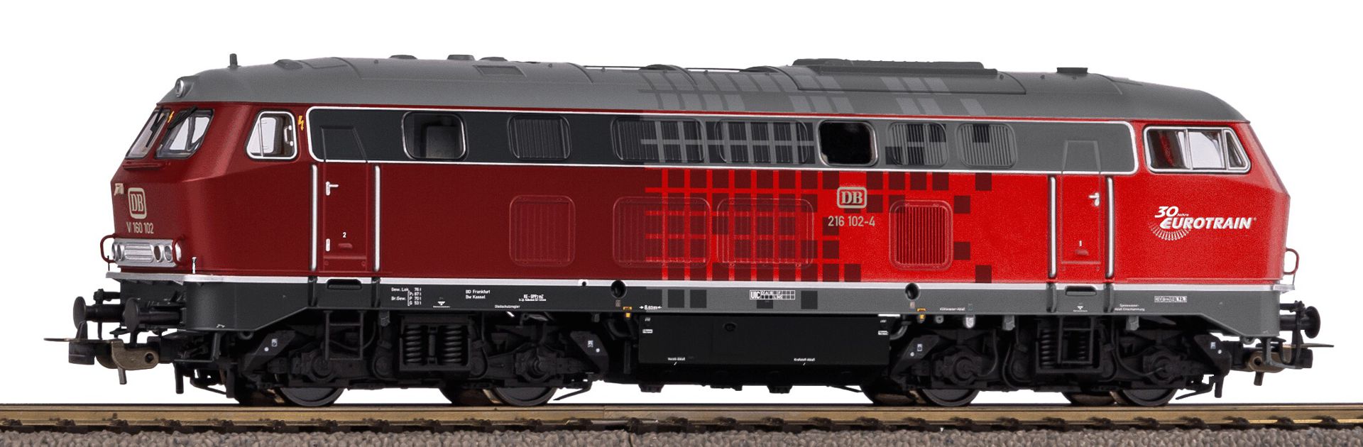 Piko 71278 - Diesellok V 160 102 - 216 102-4, DB, DBAG, Ep.III-V, DC-Sound