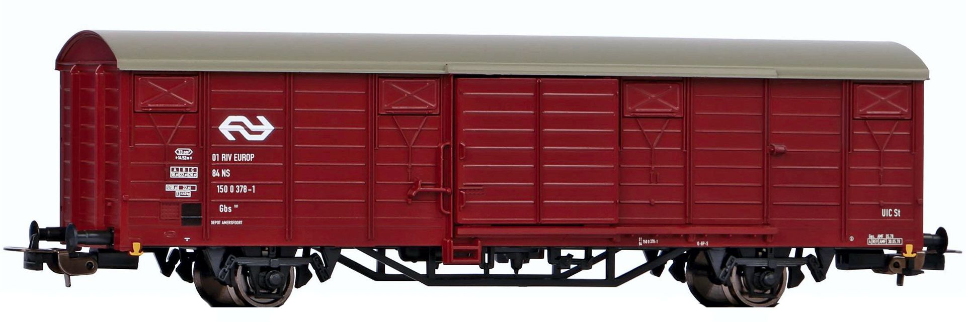 Piko 58996 - Gedeckter Güterwagen Gbs 181, NS, Ep.IV