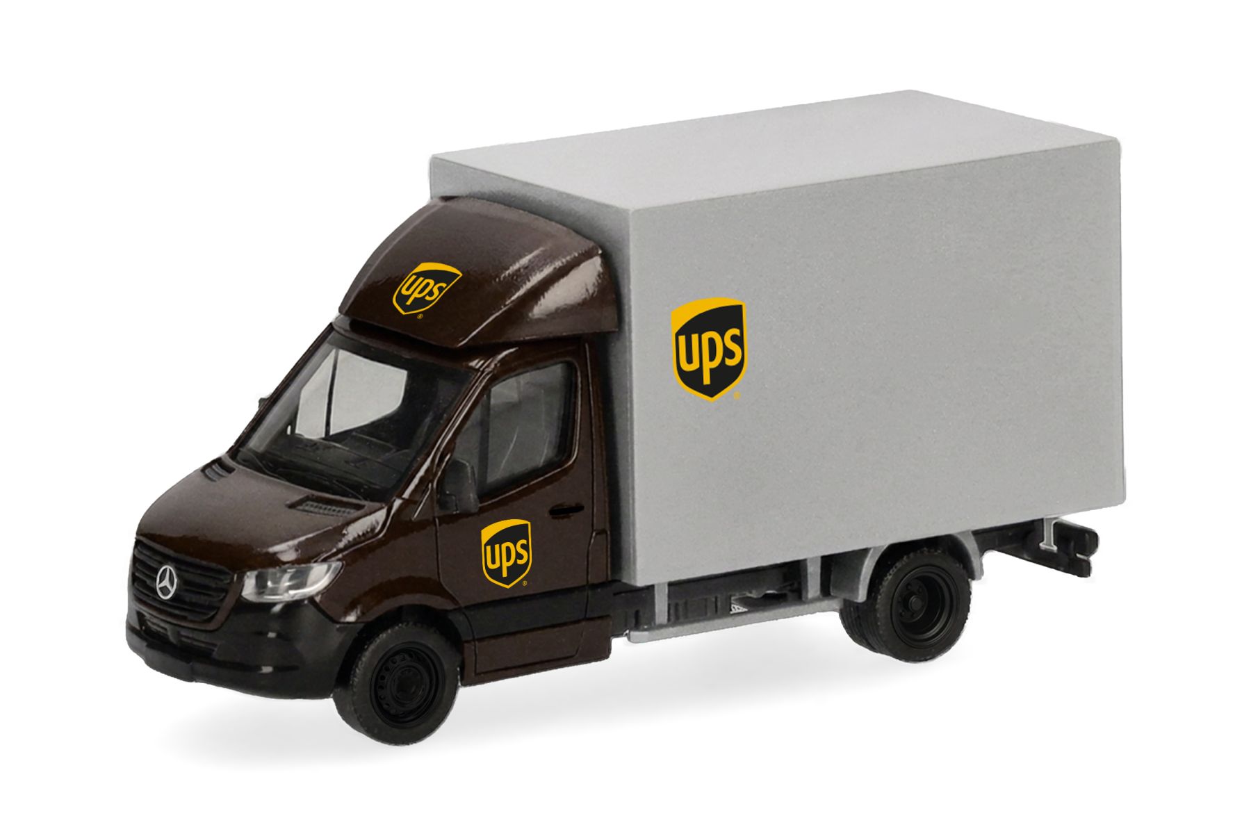 Herpa 099790 - Mercedes-Benz Sprinter '18 mit Kofferaufbau "UPS"