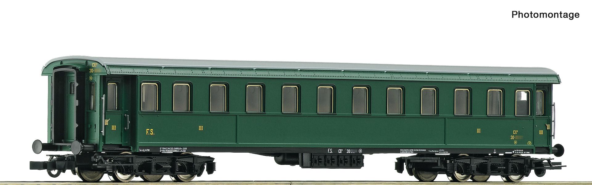 Roco 6200094 - Personenwagen Cz, 3. Klasse, FS, Ep.II-III
