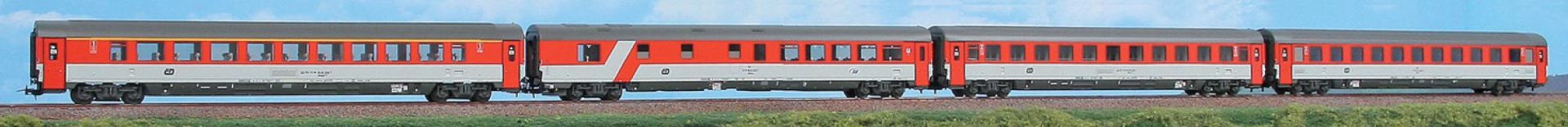 ACME AC 55218 - 4er Set Personenwagen 'EC Alois Negrelli', CD, Ep.VI ACME AC 55218 - 4er Set Personenwagen 'EC Alois Negrelli', CD, Ep.VI