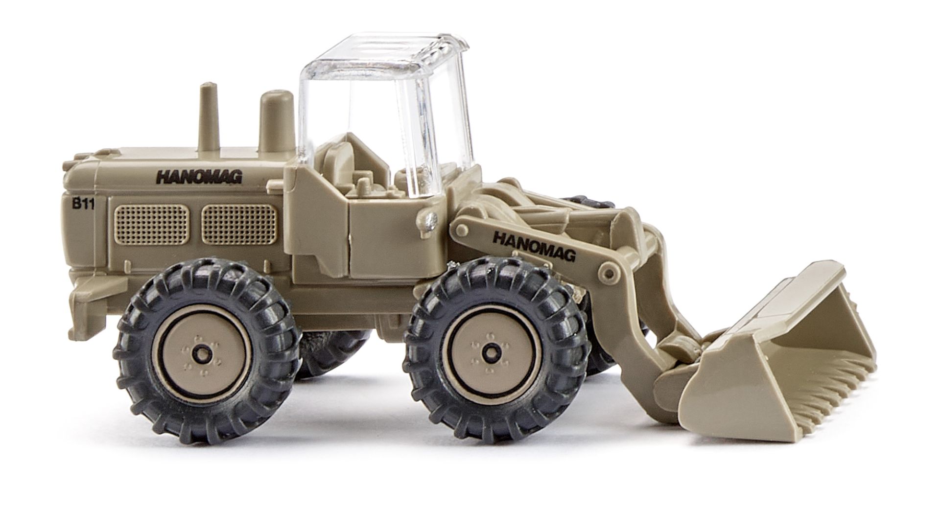 Wiking 097404 - Radlader (Hanomag) - olivgrau