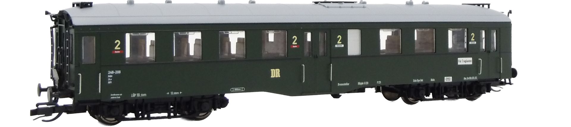 Saxonia 120005-2 - Personenwagen Bauart 'Altenberg', 2. Klasse, DR, Ep.III