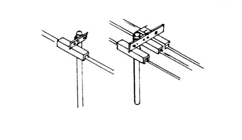 Weinert 5805 - Rollenhalter, einfach und dreifach, je 6 Stück