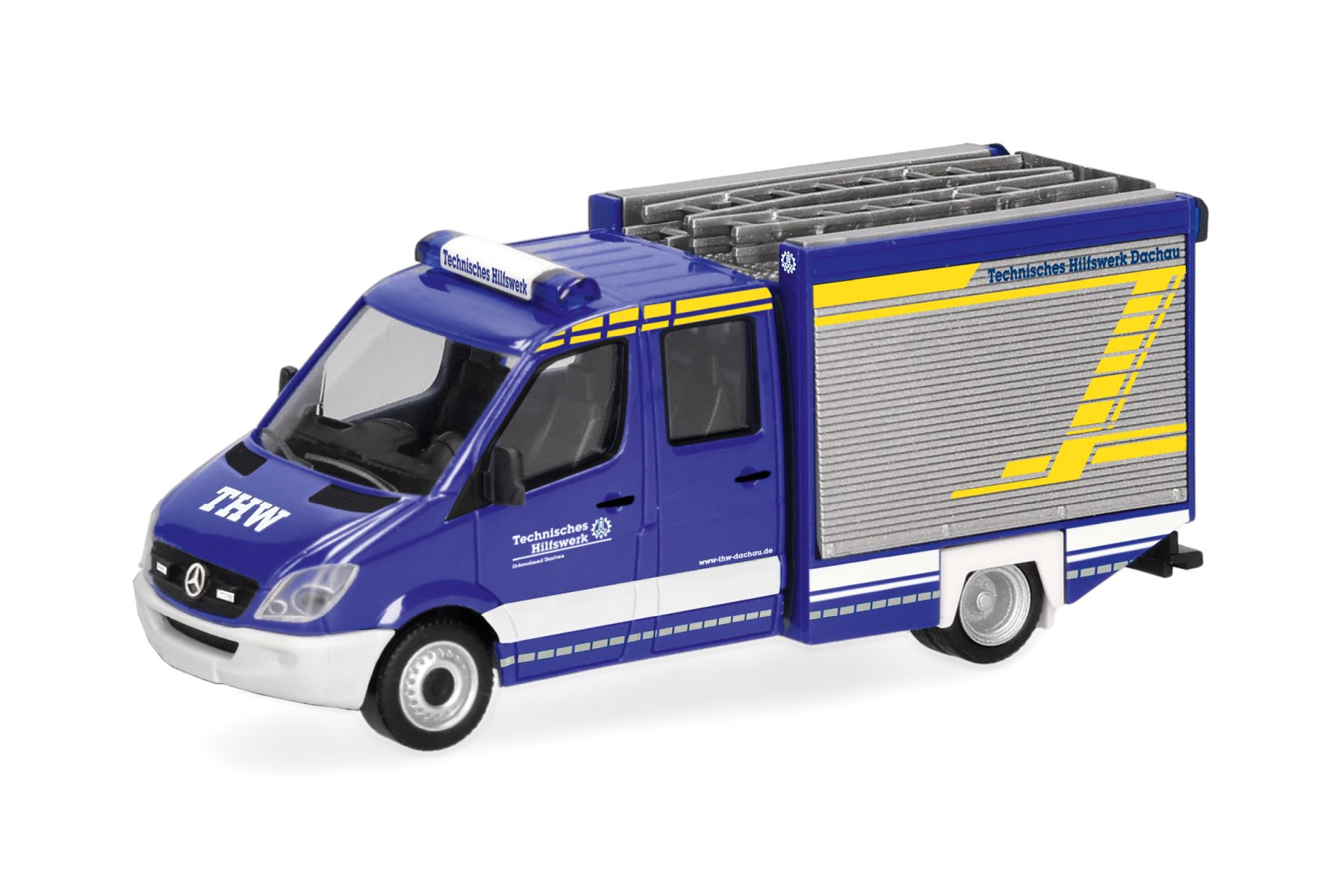 Herpa 099943 - Mercedes-Benz Sprinter 06 THV Gerätewagen "THW Dachau"