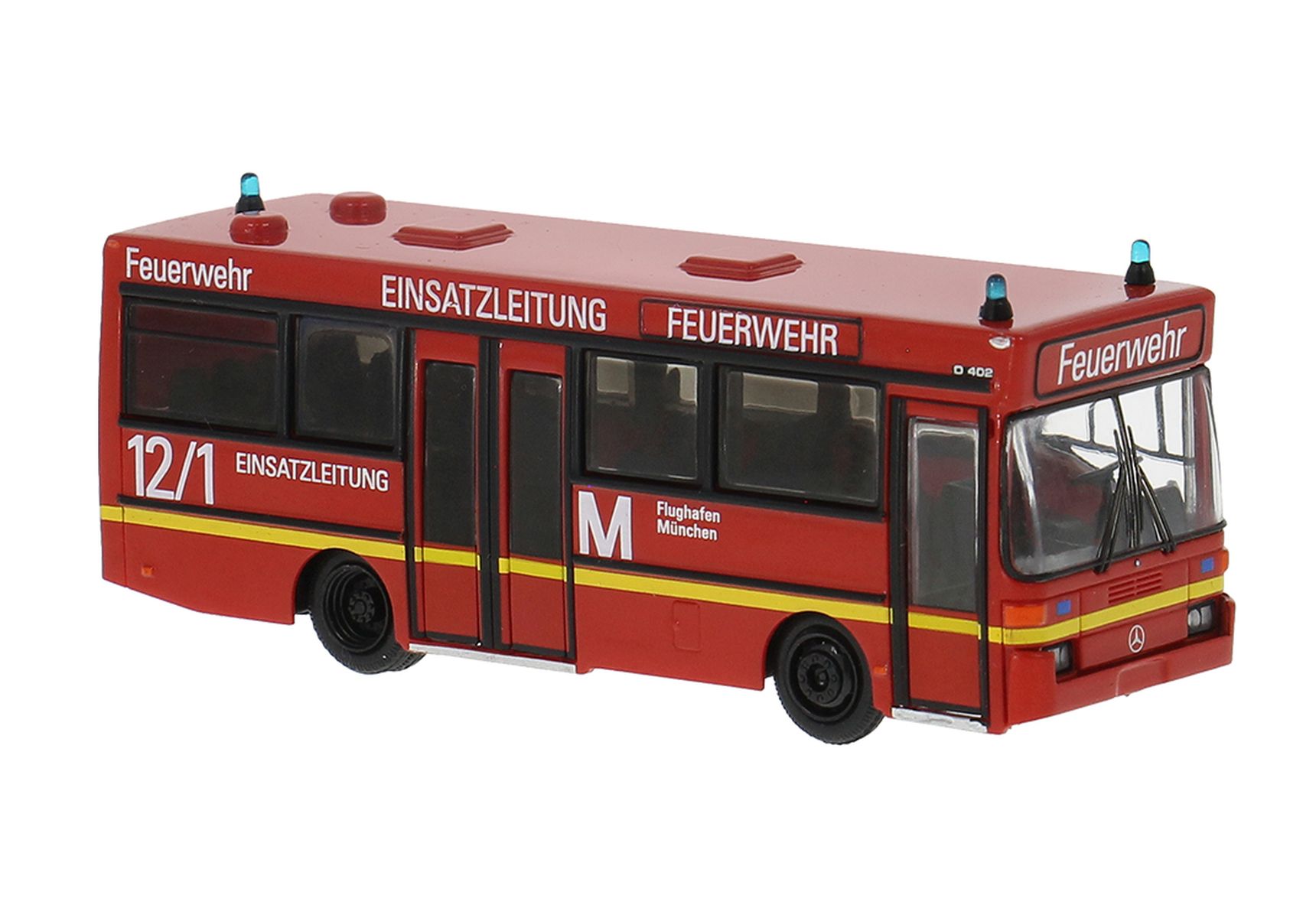 Brekina 52283 - Mercedes O 402, 1985, Feuerwehr Flughafen München