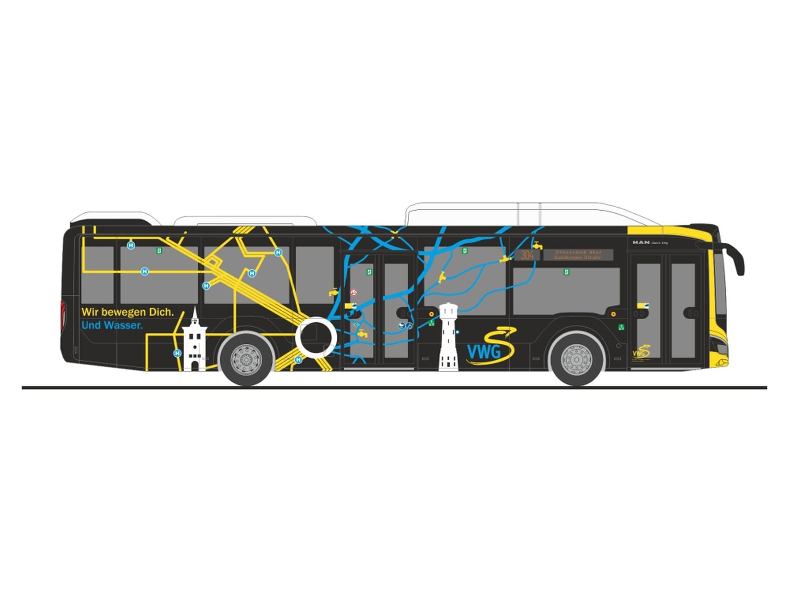 Rietze 75427 - MAN Lion´s City 12´18 CNG VWG Oldenburg