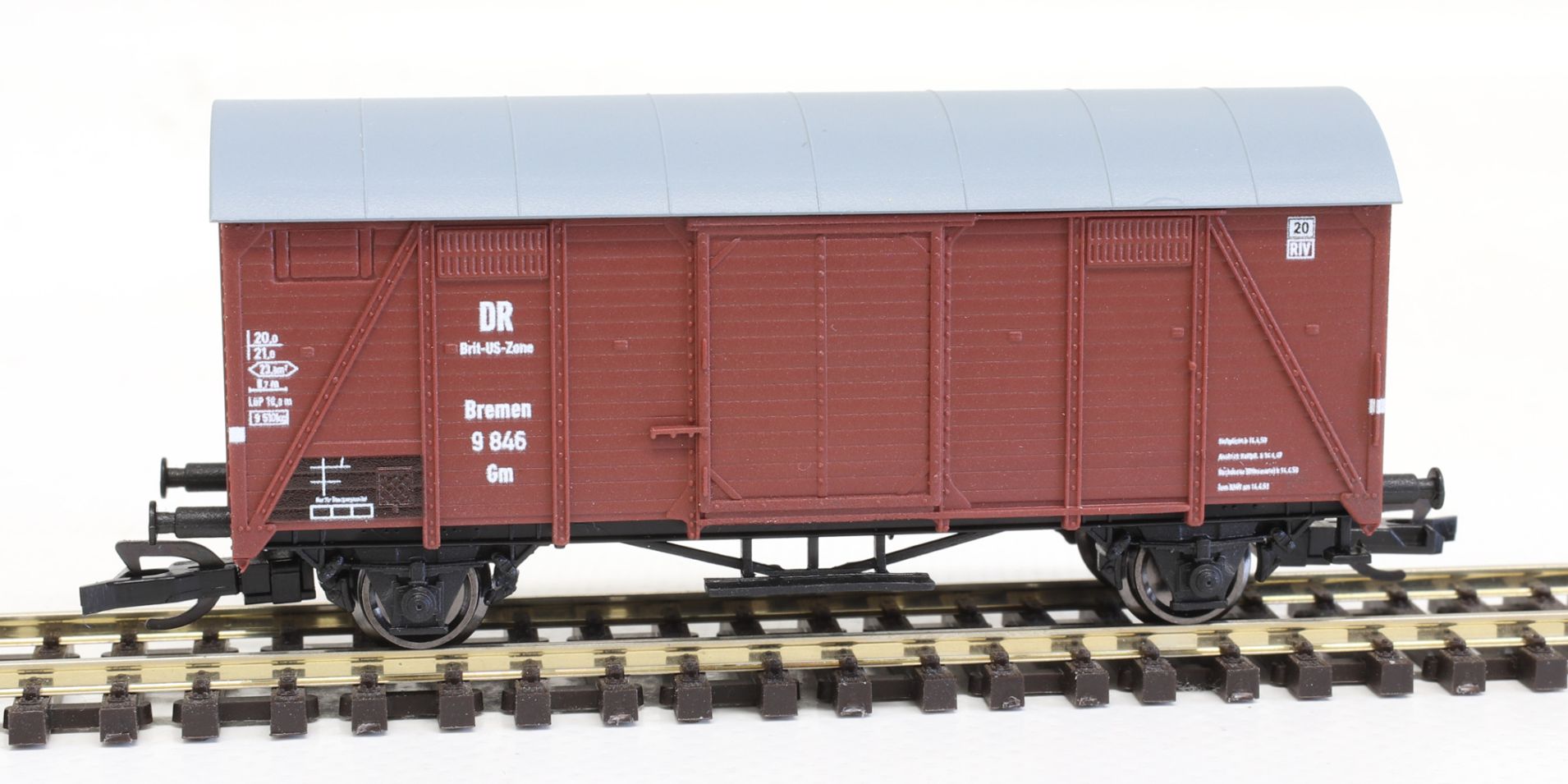 igra 96600008 - Gedeckter Güterwagen Gm, DR, Ep.III