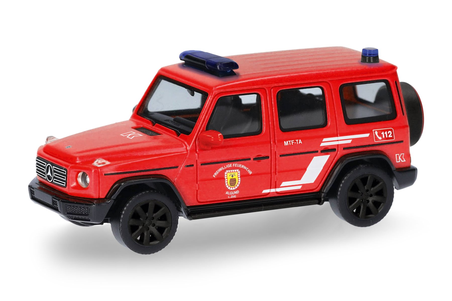 Herpa 099738 - Mercedes-Benz G-Klasse (C463) "Freiwillige Feuerwehr Algund, Italien"