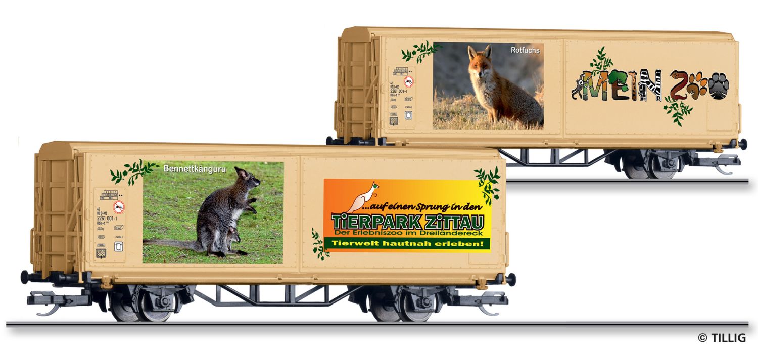 Tillig 14849 - Schiebewandwagen Hbis-tt, Mein Zoo, Ep.VI