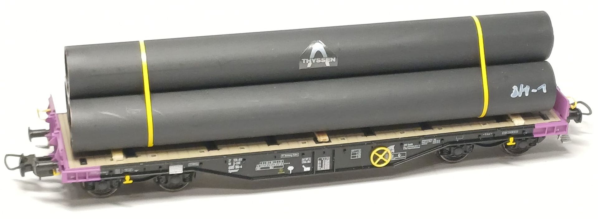 Loewe 2558 - Ladegut Stahlrohre "THYSSEN", 140 mm