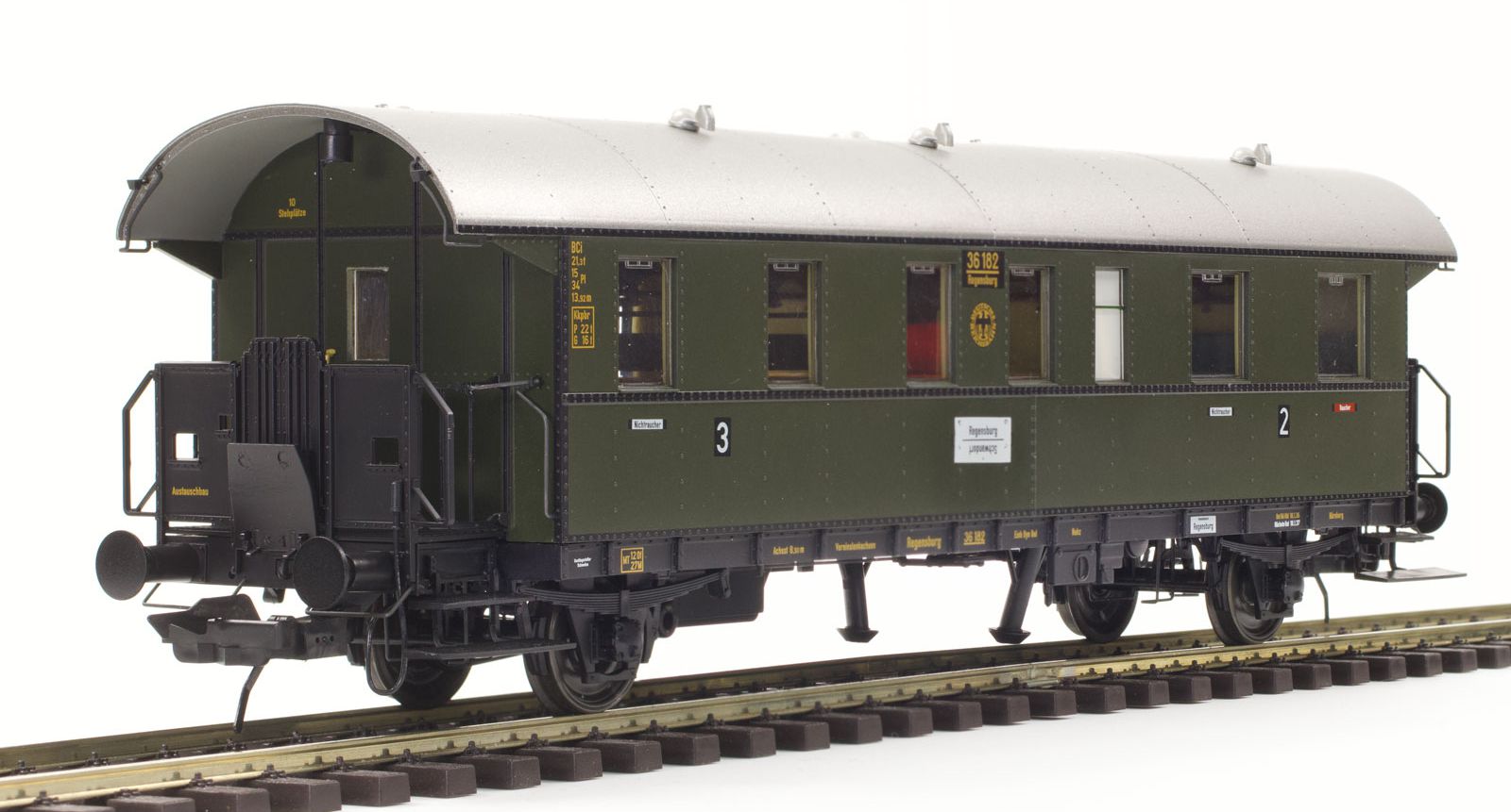 Lenz 41112-02 - Donnerbüchse BCi-28, 2./3. Klasse, DRG, Ep.II