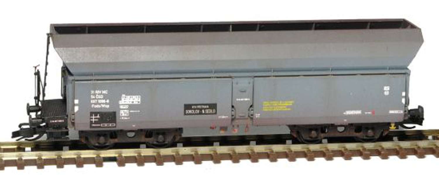 sdv-model 12070 - Selbstentladewagen Fads/Wap11, CSD, Ep.IV, Bausatz