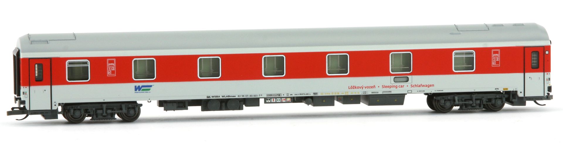 Schlafwagen WLABmee 'WAGONSERVICE', ZSSK, Ep.VI