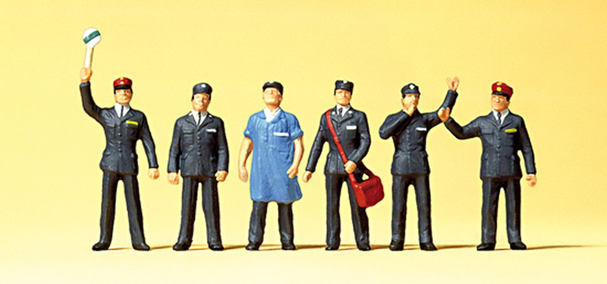 Preiser 10087 - Schweizerisches Bahnpersonal