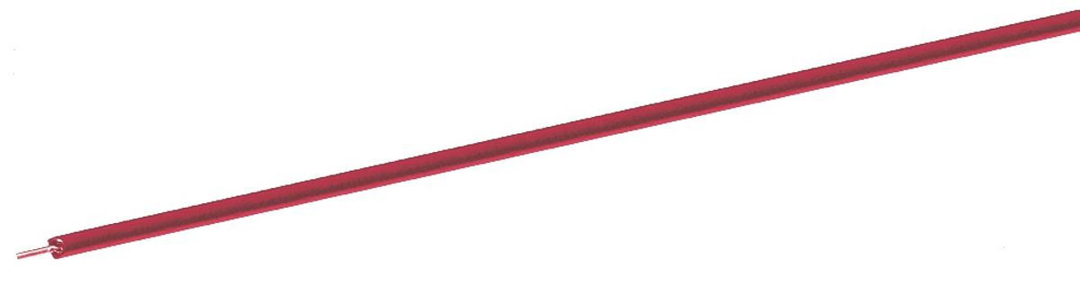 Roco 10632 - 1poliger Draht 0,7mm² rot, 10m