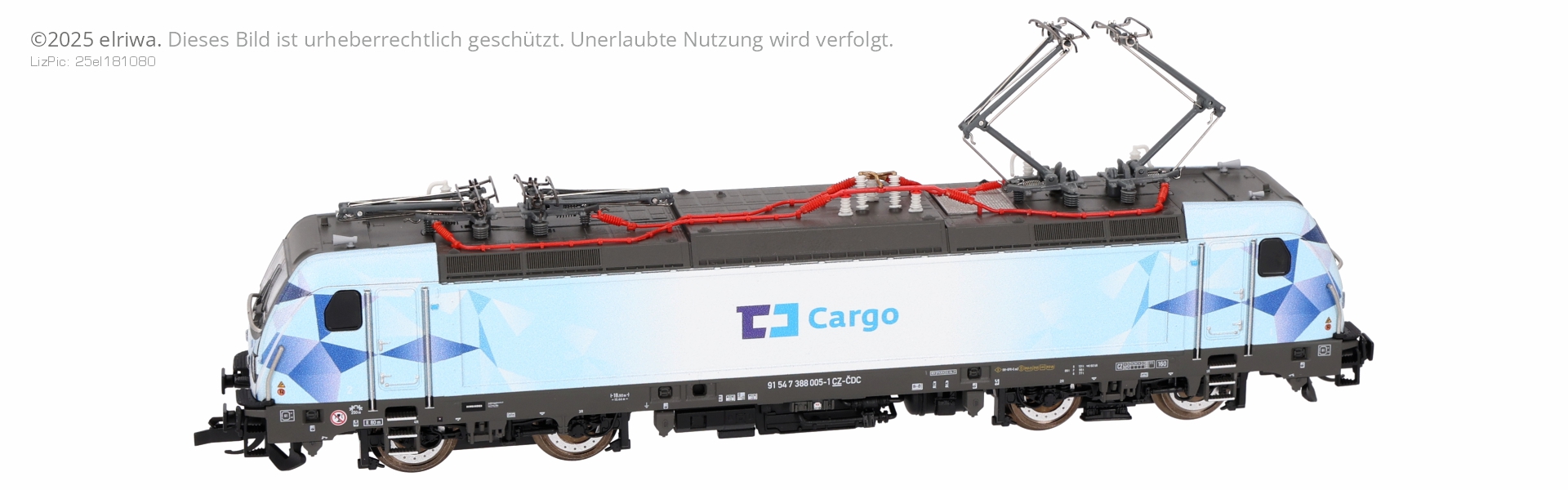 Piko 47459-A24 - E-Lok Rh 388, CD-Cargo, Ep.VI, DC-Sound