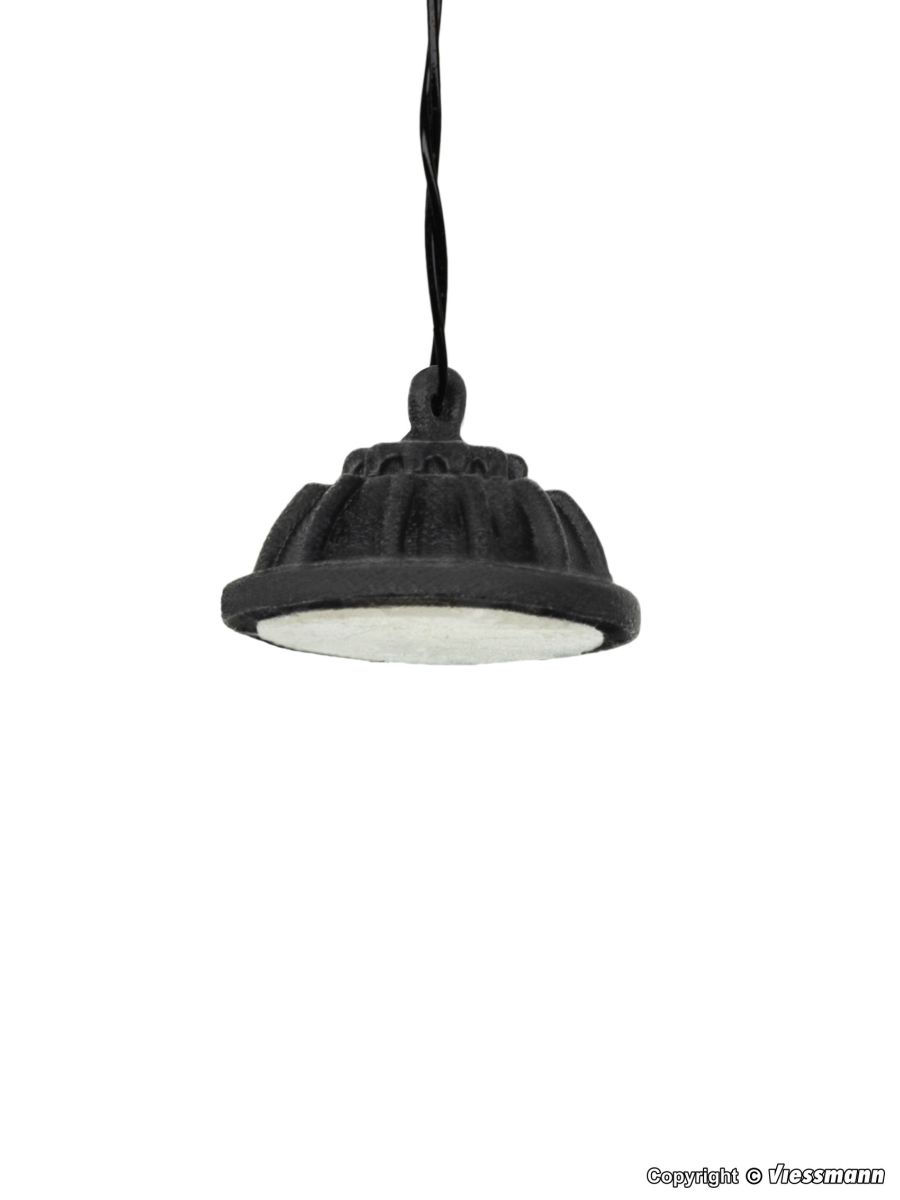 Viessmann 6100 - Hängende Industrieleuchte modern, LED warmweiß