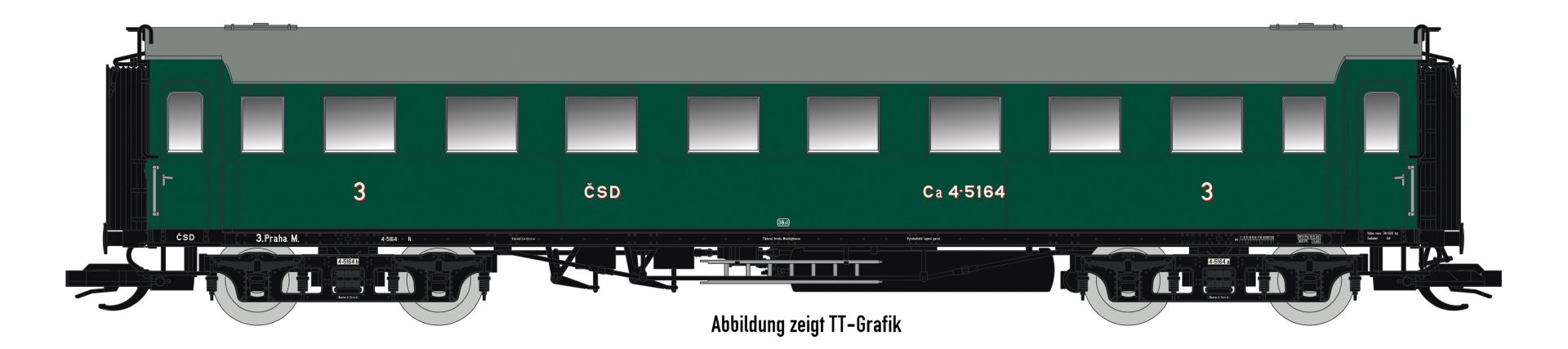 Saxonia 87189 - Personenwagen C4Ü Sa 07, CSD, Ep.III
