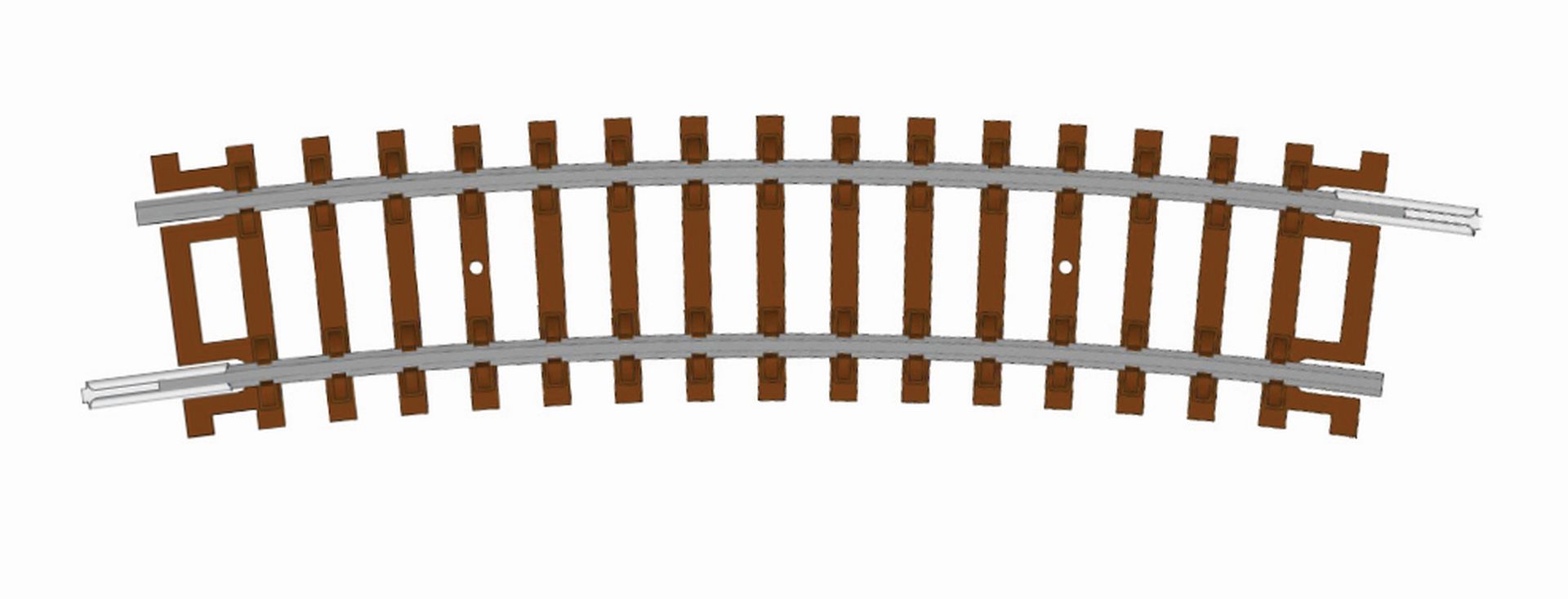 Hornby TT8016 - Gebogenes Gleis, Radius 3, 353 mm, 15°