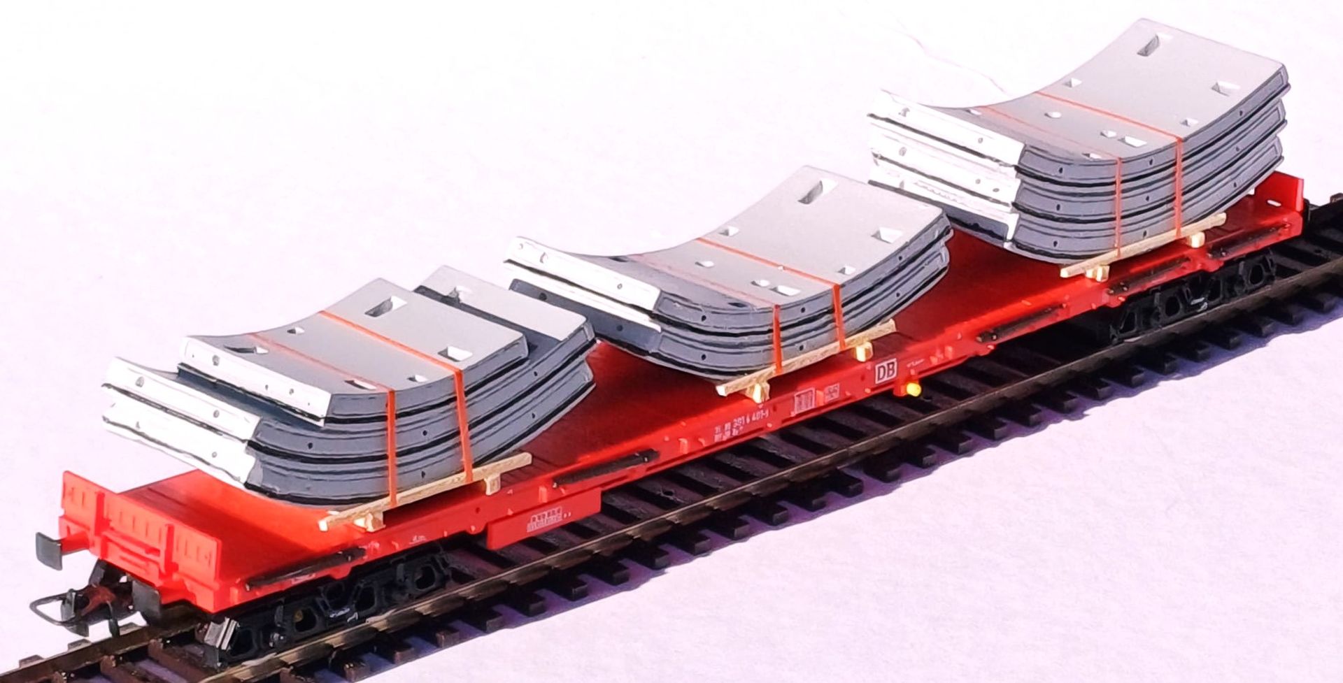 Loewe 2445 - Ladegut-Set 3 Tübbingen, 3x 60 mm